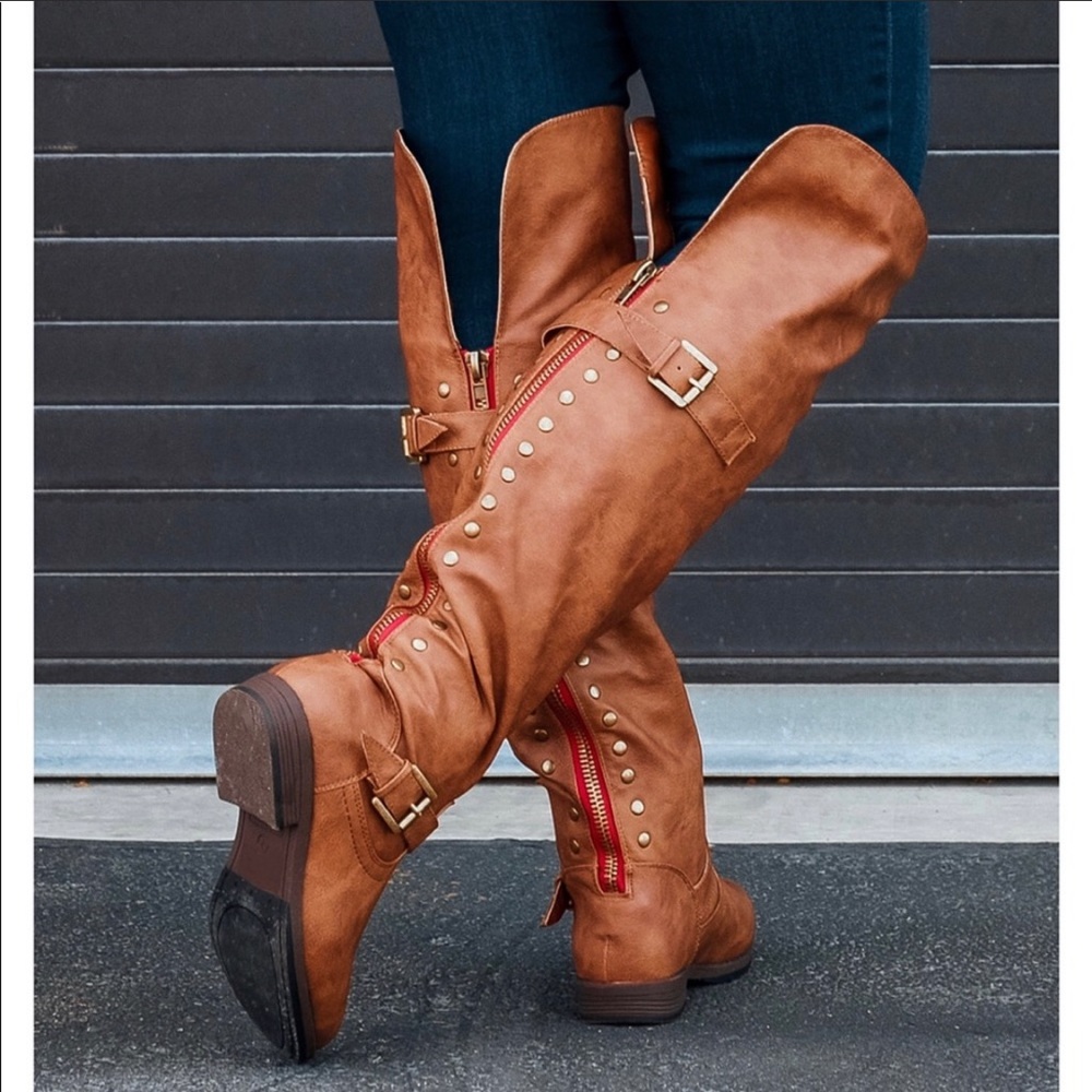 JG Kane Wide-Calf Riding Boots
